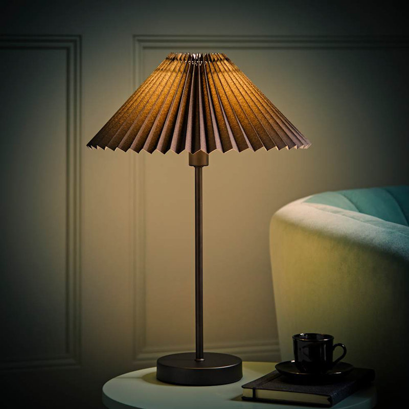 Kameron Metal Table Lamp, Black, No