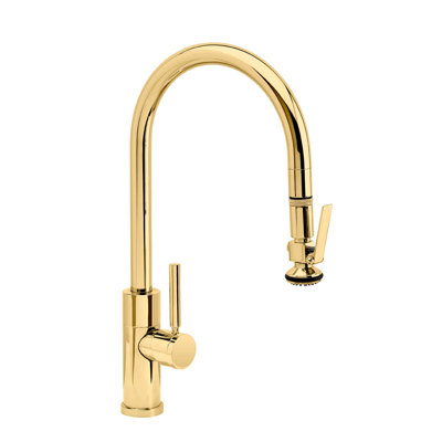 Modern Plp Pulldown Faucet - Lever Sprayer