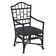 Chippendale 20'' H Upholstered Armchair