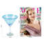 Verre à martini soufflé à la main Bassik Waves of Glamour (ensemble de 4)