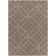 Tapis brun à motif floral Frisch