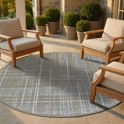 Tapis intérieur / extérieur ivoire Hitton