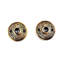 Paire d'accessoires de rénovation pour quincaillerie en laiton antique coulé 2 3/8