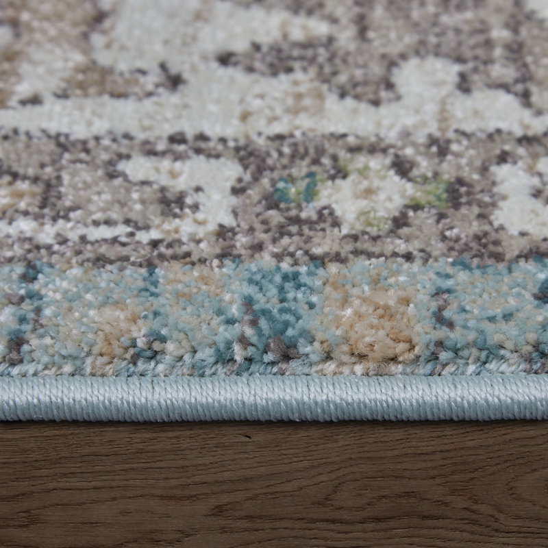 Odis Transitional Floral & Botanical Area Rug, Rectangle 5' x 7'6"