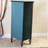 Green Solid + Manufactured Wood+Glass Display Cases