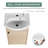 Dousman 18'' Single Bathroom Vanity with Ceramic Top