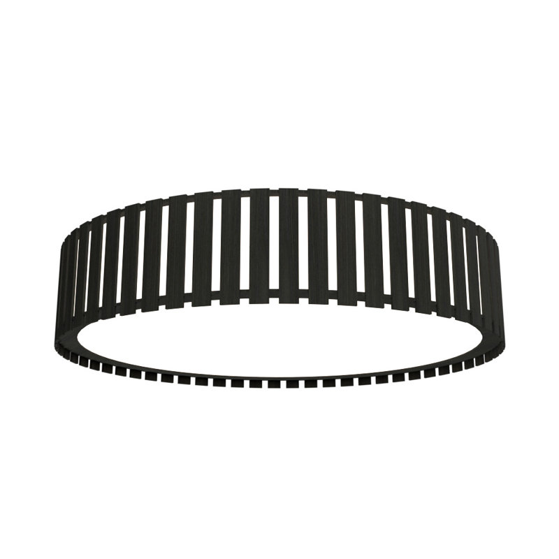 Ripado 1 - Light LED Flush Mount, 5.85" H x 19.5" W x 19.5" D, Charcoal