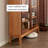 Simple Modern Bookcase with Glass Doors
