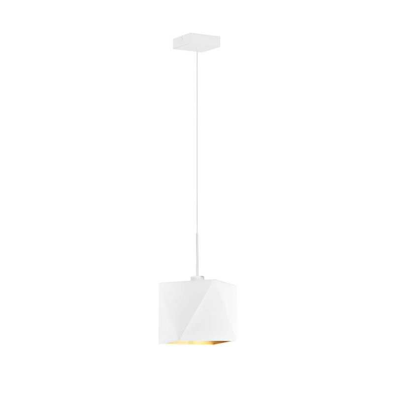 Fiorella 1 - Light Geometric Pendant, White, White