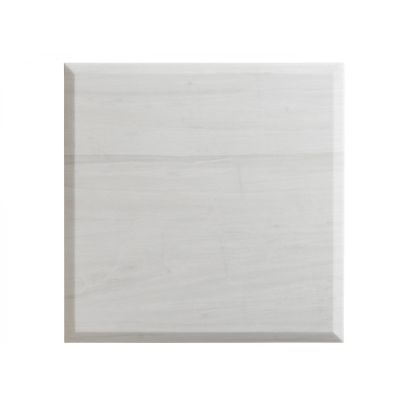 Ocean Breeze Flagler Square Marble Top End Table