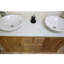 Deleo 1430mm Double Bathroom Vanity with Vessel Stone Basin-37305222