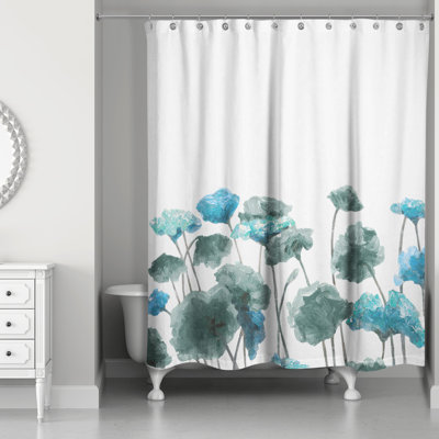 Jennings Way Floral Single Shower Curtain