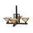 Kidsgrove 4 - Light Steel Dimmable Square / Rectangle Chandelier-1577843193