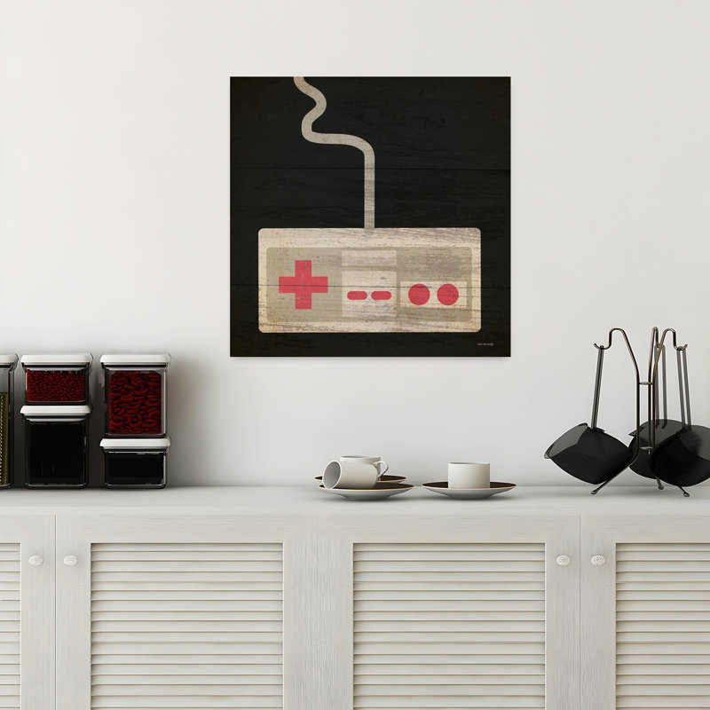 «Gaming Is Life», art contemporain abstrait, H 18 po x l 18 po