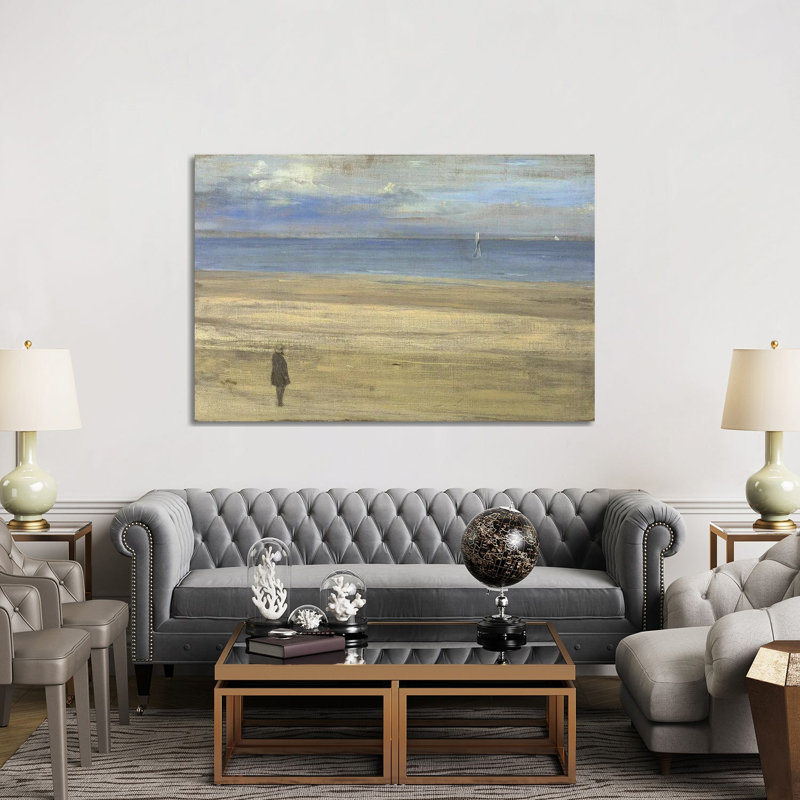 Harmony Trouville - impression d'art mural, 40 po x 60 po, Toile tendue avec châssis, Sans cadre