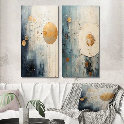 Melton - ensemble de 2 impressions sur toile astrologie