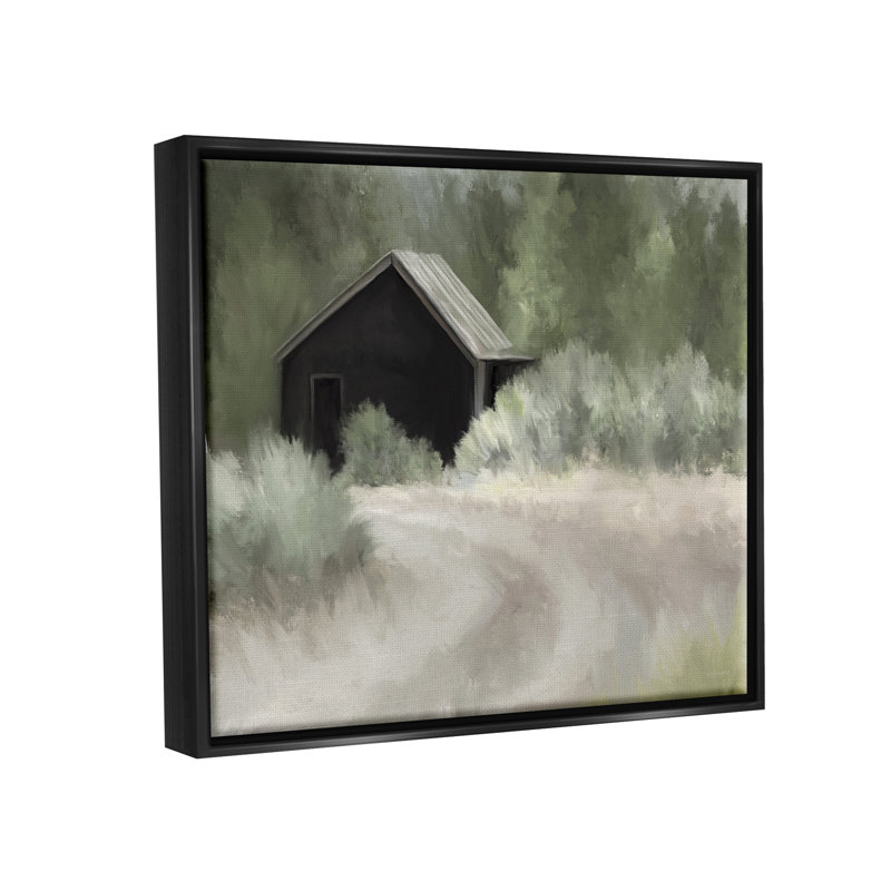 Art mural sur toile flottante campagne champêtre par Kamdon Kreations, H 17 po x l 21 po x P 1,7 po