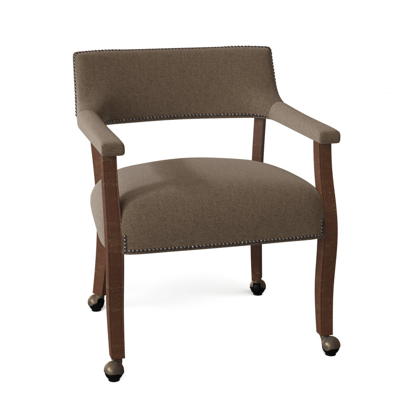 Fauteuil Thayer, Noyer, Bronze vieilli, 3127 Brume
