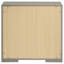 Table de chevet 2 tiroirs Pierce Grey-718628668