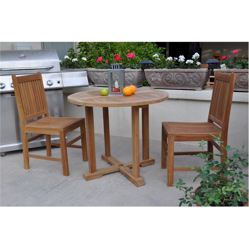 Montage Saratoga 3 Piece Teak Dining Set