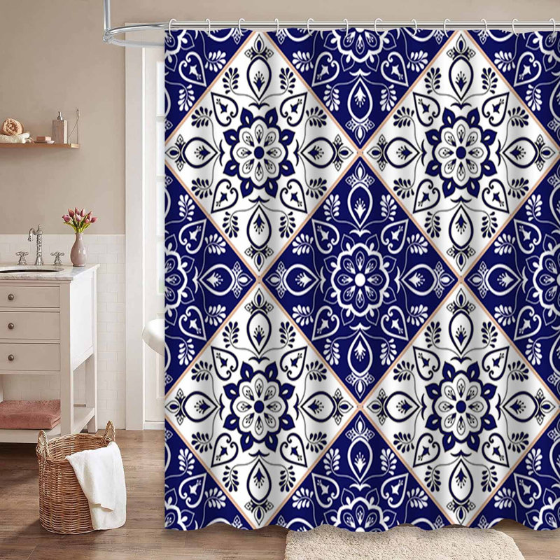 Rideau de douche Tile, 72" L x 84" W