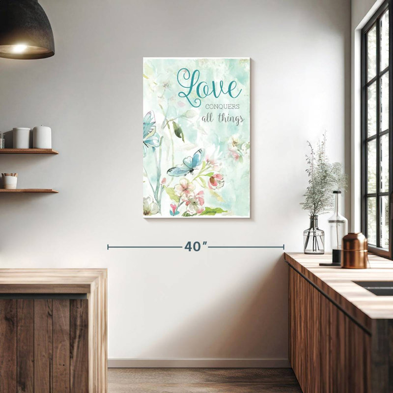 Hardie Love Conquers All Things, H 36 po x l 24 po