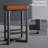 Bar Stools, 24.6" Upholstered Counter Height Bar Stools With Metal Frame & Footrest-1443975650-1443975648