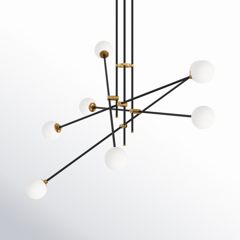 Fritz 8 - Light Brass Unique/Statement Pendant