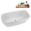 Baignoire autoportante 67 "avec drain interne Streamline-102216279