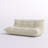 Blanchette 28.33" H Microfiber 3-Seat Bean Bag Sofa-604435275