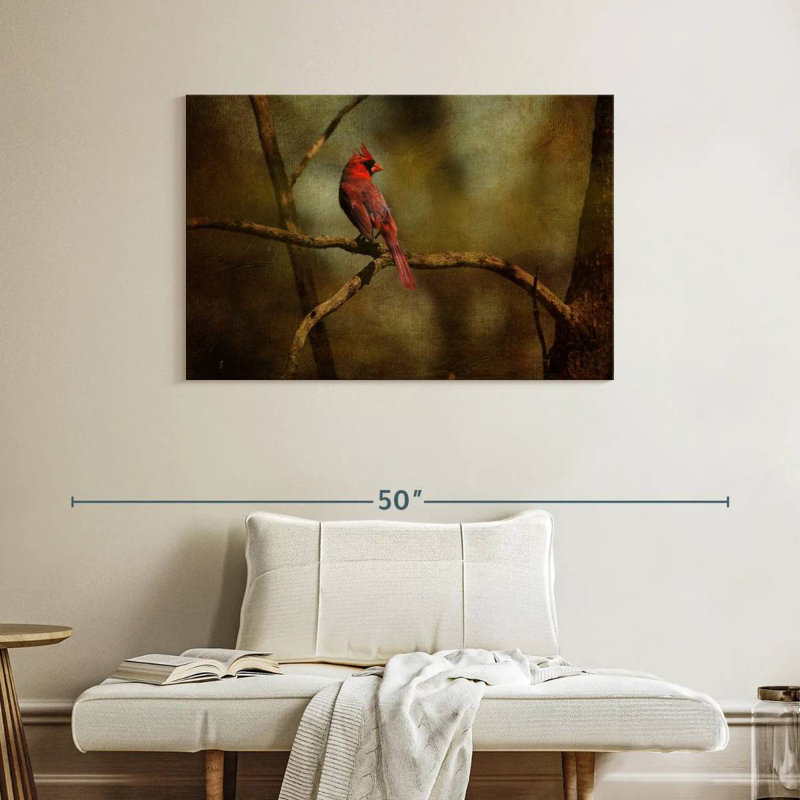 Cardinal Brampt sur une branche