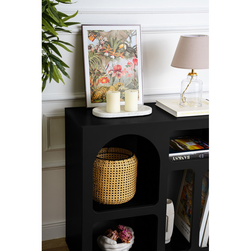 Nordure V3 Rectangle Accent Cabinet, Black