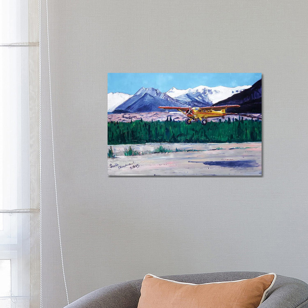 Wrangell Mountain Landing von Scott Clendaniel - Gallery-Wrapped Canvas Giclée