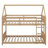 Twin Over Twin House-Design Floor Bunk Bed Complete With Head And Foot Panels-1693478936