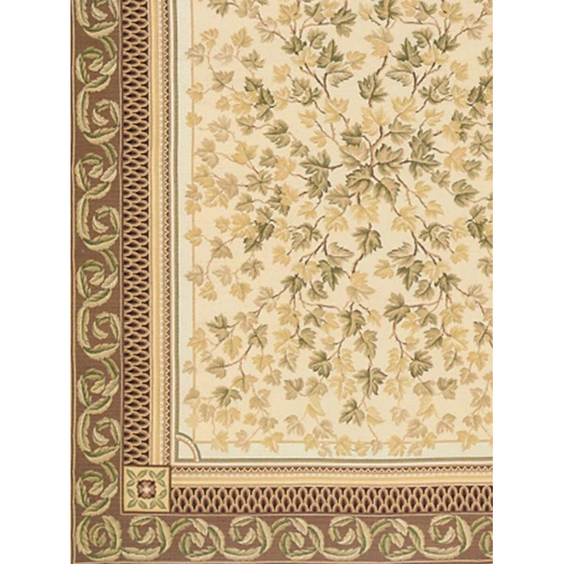 Wool Floral Area Rug, Rectangle 14'5" x 19'5"