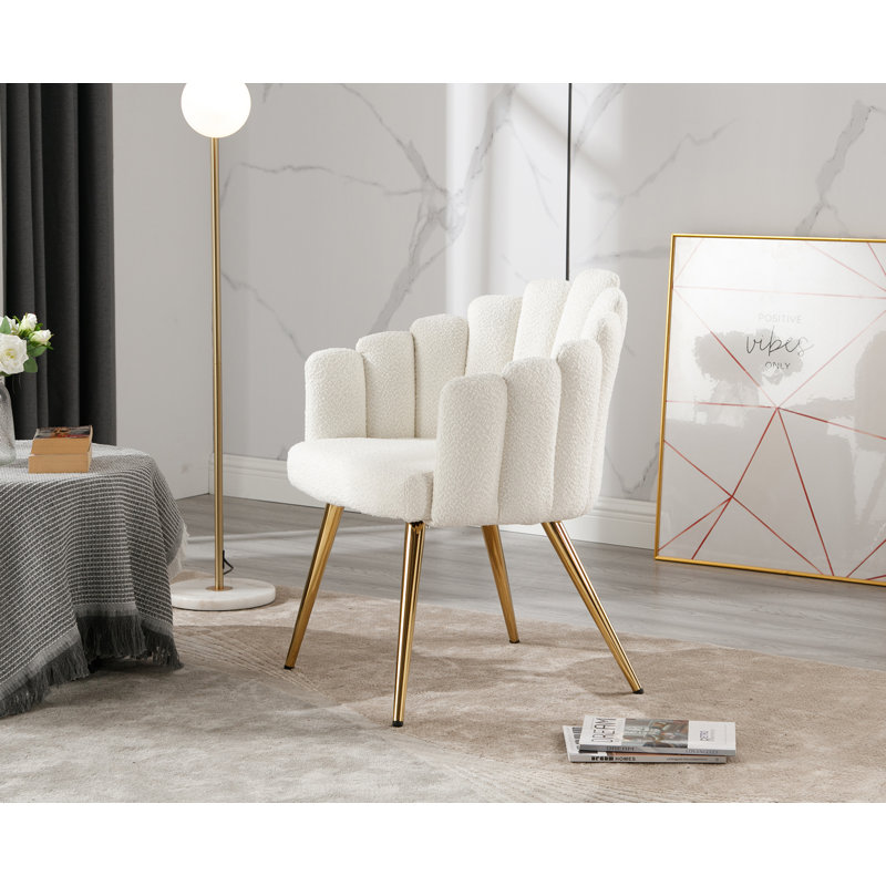 Ahrend Upholstered Armchair, White