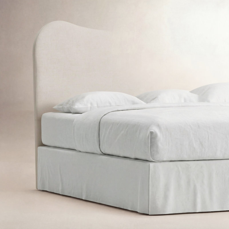 Marcie Headboard, King, Vanilla Crypton Performance; 0822-91