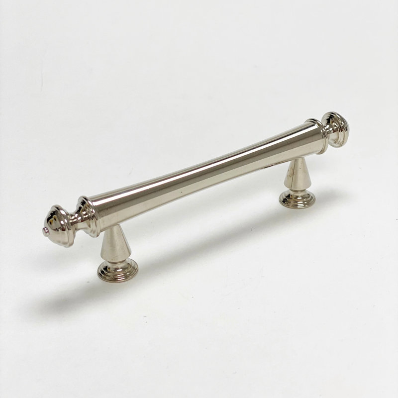 3" Center to Center Bar Pull, Polished Nickel