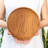 Round Teak Wood Plate - Large