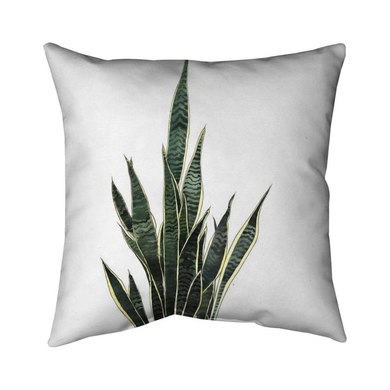Snake Plant Green Kitchen – Throw Pillow Cover Only, Double-Sided Print, Insert Not Included