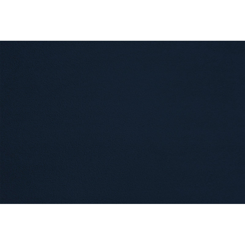Causeuse formelle de luxe 1pc en velours indigo avec coussins 2 places