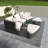 6-Piece Outdoor Wicker Sofa Set With Coffee Table-1724041069