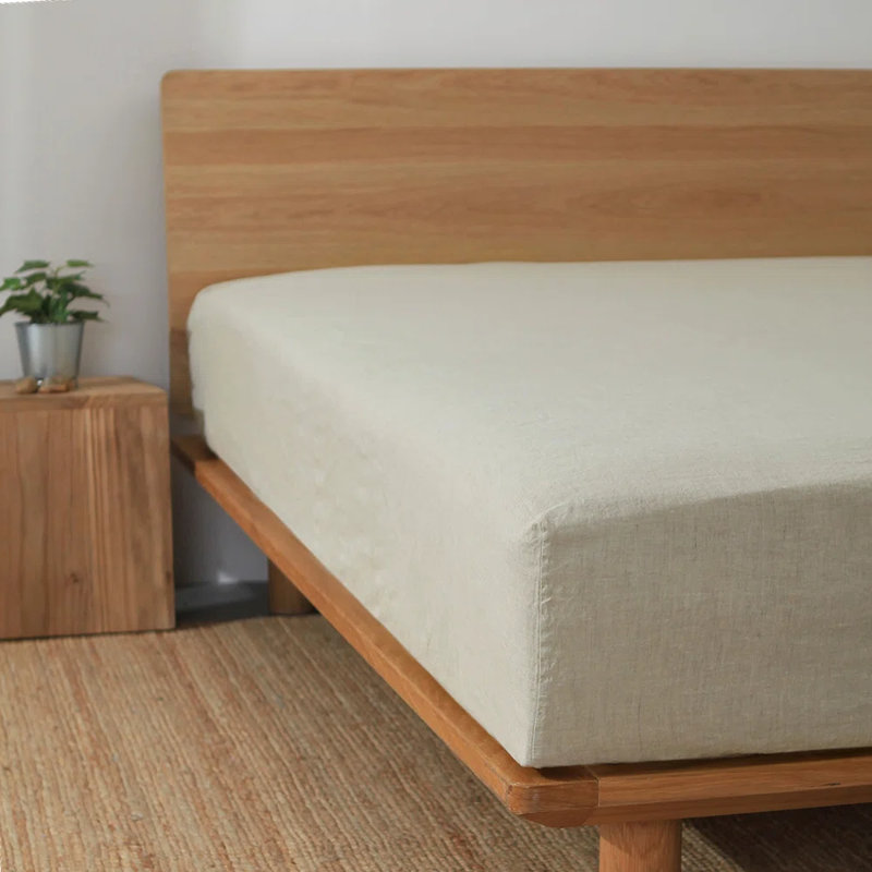 Linen Fitted Sheet, Linen, King Fitted Sheet