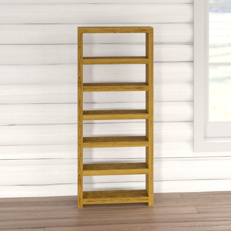 Adlai 164cm H x 69cm W Solid Wood Standard Bookcase