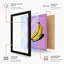 Graphic Bananas Modern - Framed Print-1327432145-1327432147