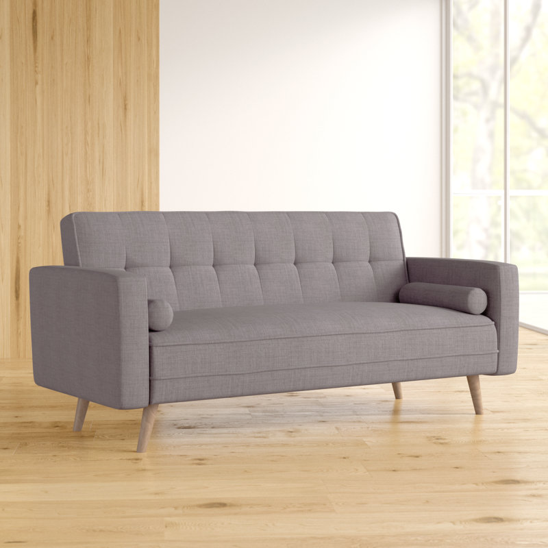 Fansler 195Cm Square Arm Sofa Bed
