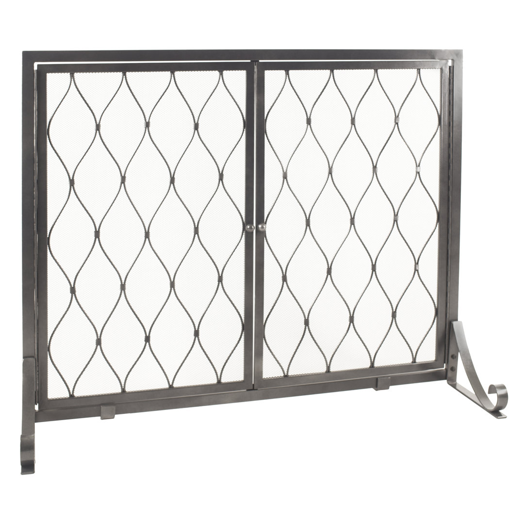 Newmill Steel Fireplace Screen Charlton Home®