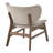 Ayres Upholstered Side Chair with Ottoman