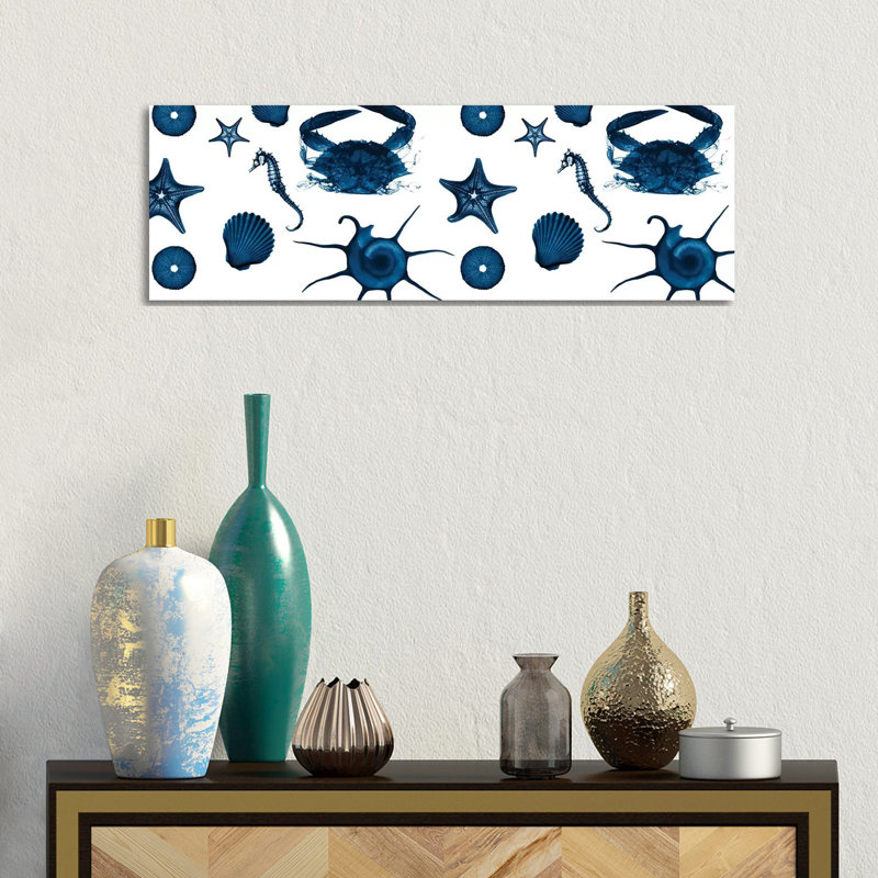 Revolving Sea II by Albert Koetsier - Wrapped Canvas Panoramic Graphic Art, 30.48 cm H x 91.44 cm W x 3.175 cm D