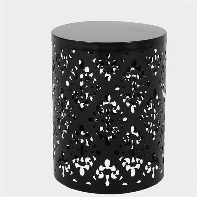 Metal frame side table, side table, outdoor
